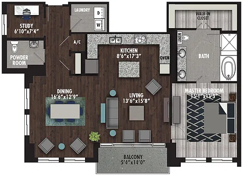 Floor plan DJ