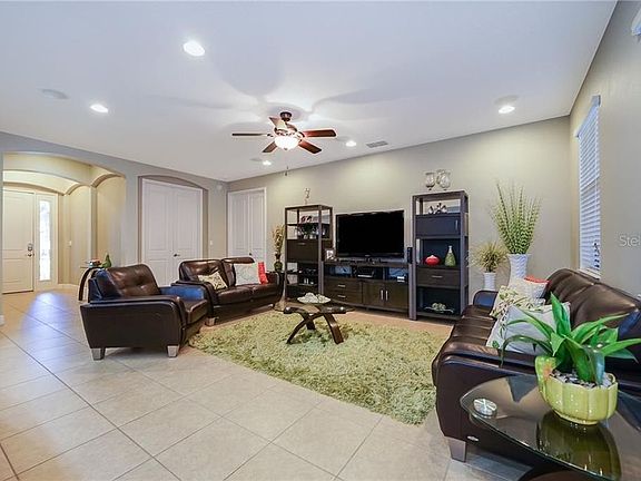 Front Door entrance leading to Open plan with Family room area