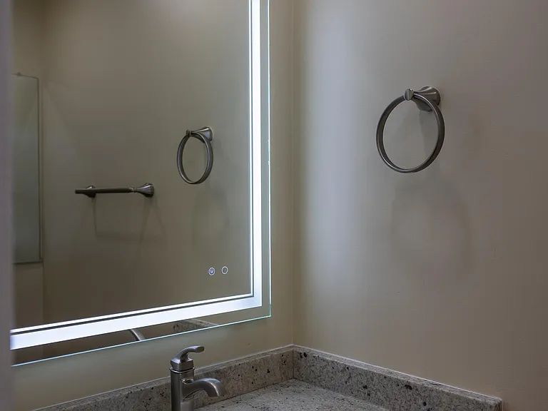 Half bath on the main level.