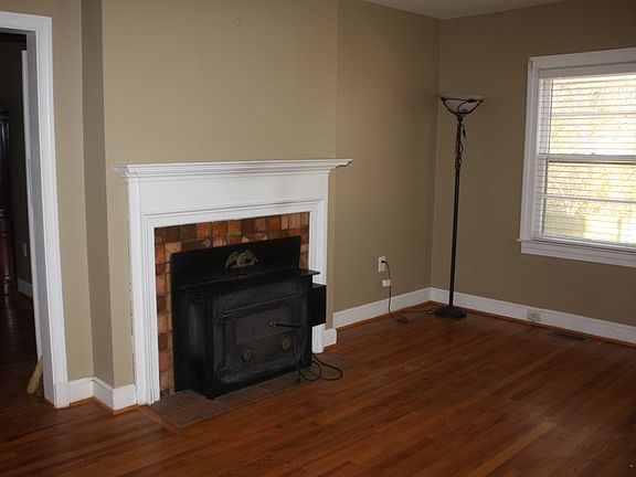 living room with fireplace