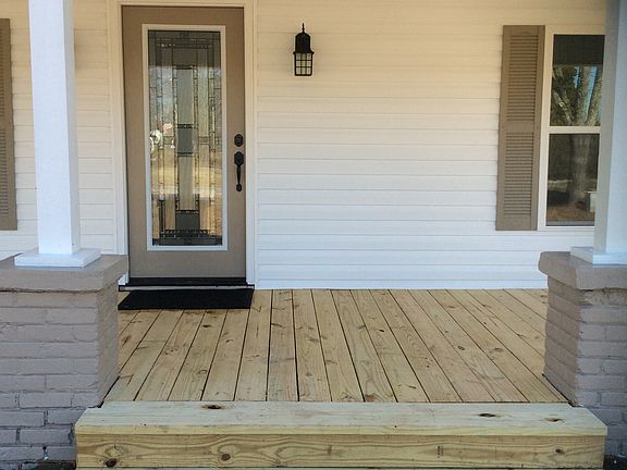 Inviting front porch