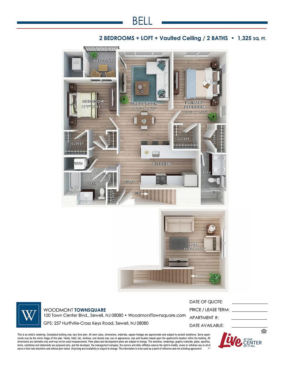 Floor plan Bell
