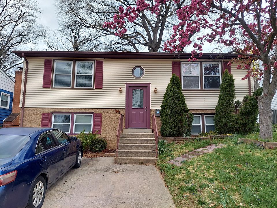 The front side of the house