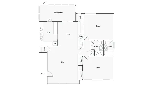 Floor plan Chelsea