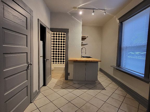 Open Kitchen with Track Lighting!