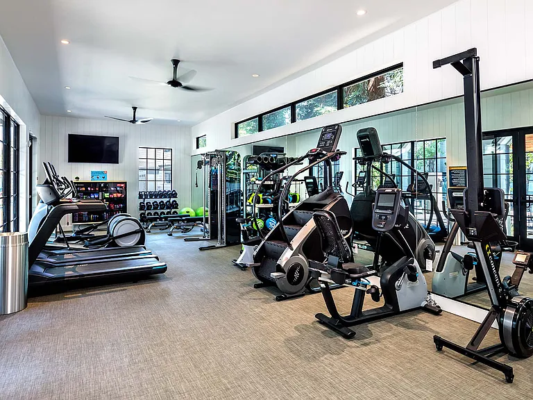 Work out in our high-tech fitness center open 24-hours