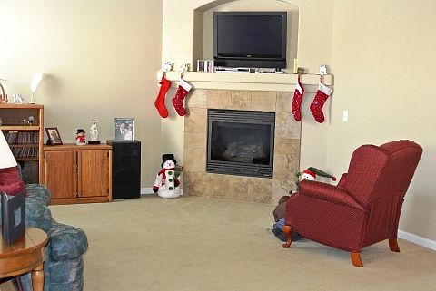 Family Room with Fireplace