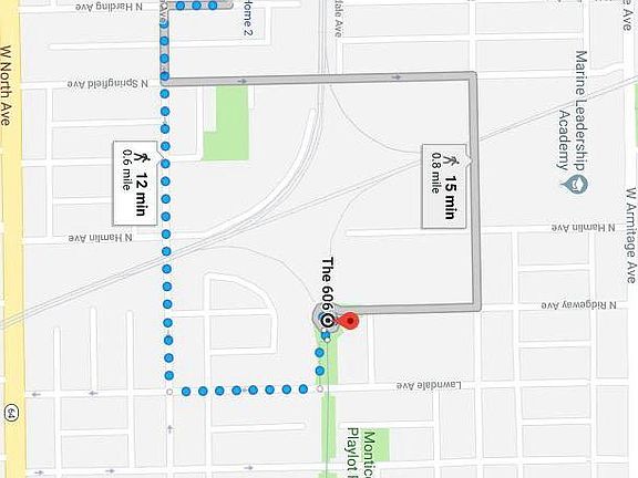 Minutes from the 606 trail