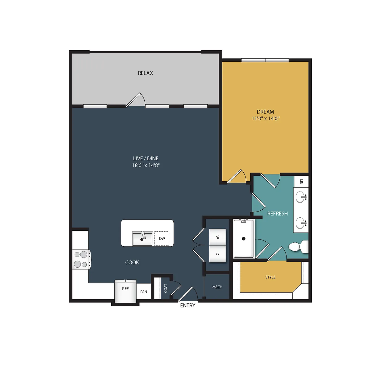 Floor plan A1C