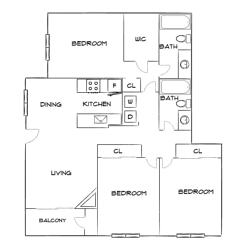 Floor plan Design 3A