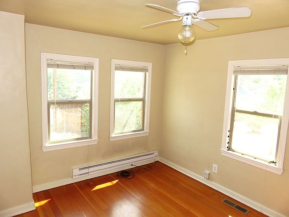 Bedroom with hardwood floors
