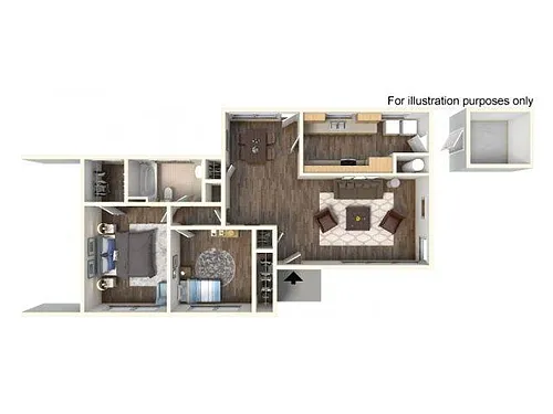 Floor plan Montague