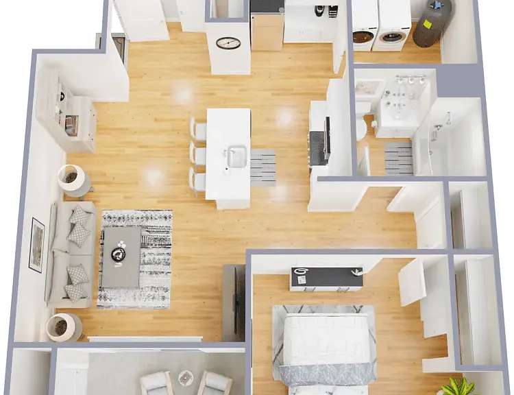One bedroom, one bath, 760 square foot apartment home One bedroom, one bath, 760 square foot apartment home