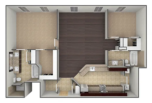 Floor plan B3B