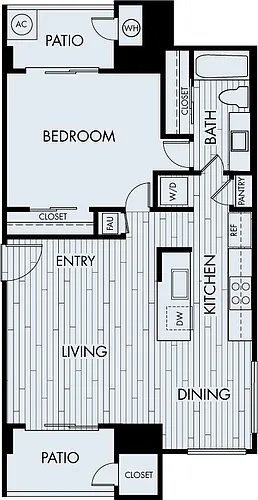 Floor plan Plan 1B