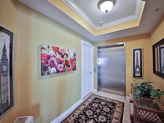 Secured Elevator the opens to the residence