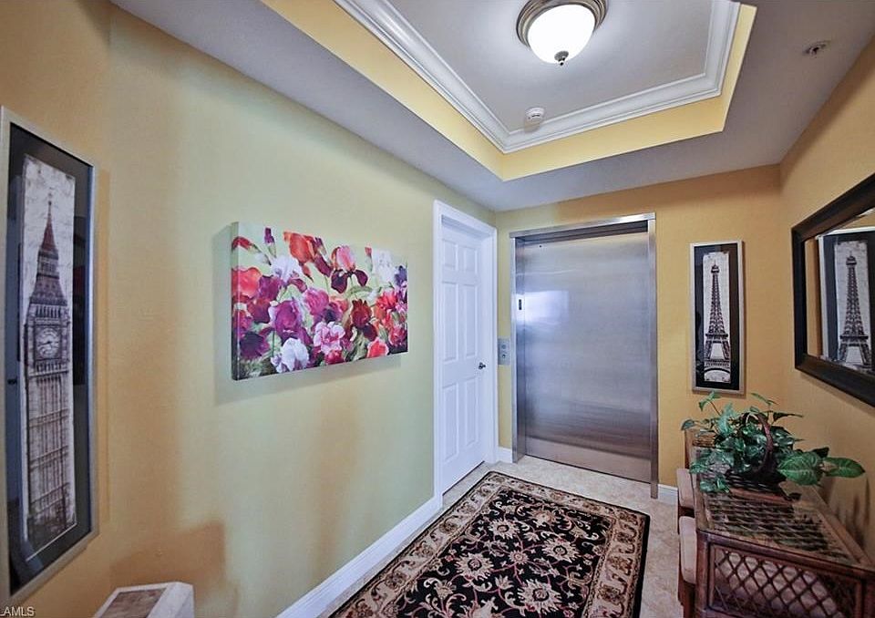 Secured Elevator the opens to the residence