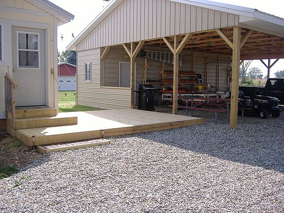 Carport for three cars