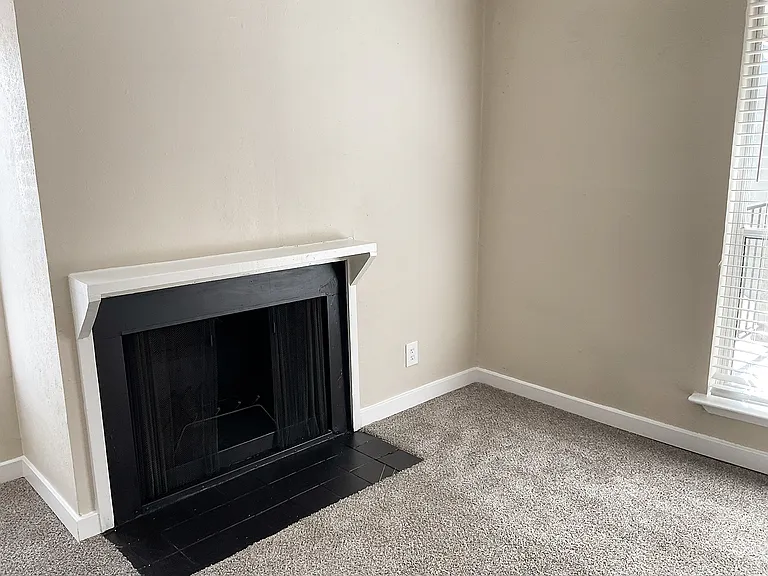 Cozy fireplace