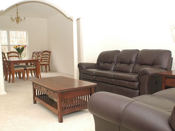 Living and dining rooms