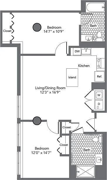 Floor plan 2WUF