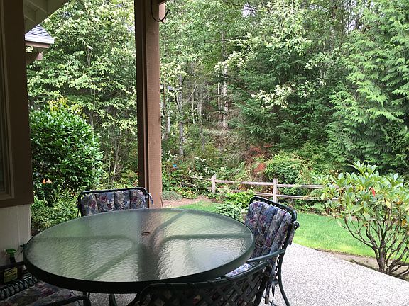 Covered back patio