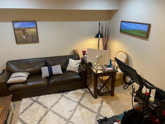 Bonus Room in basement. With 5.1 surround speakers