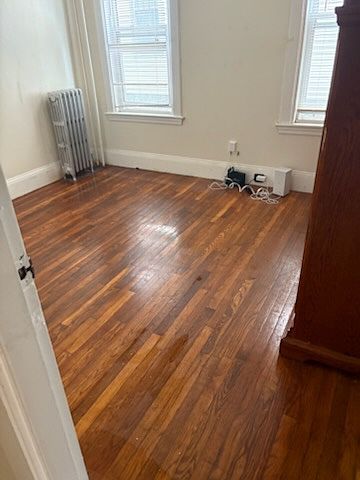 Bedroom 1. Floors will be sanded and redone for bedroom and living room