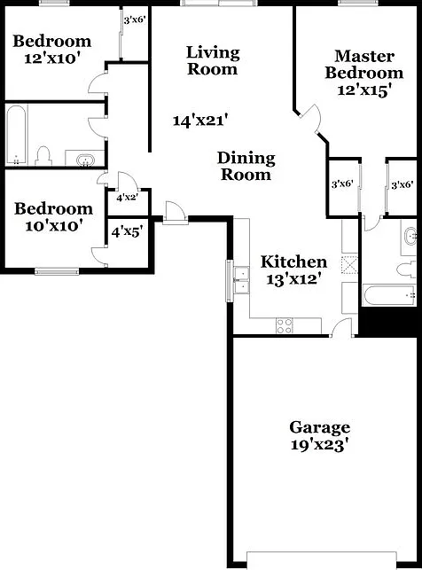 3 bed, 2.0 bath, 1189 sqft, $1,945 — Photo 2
