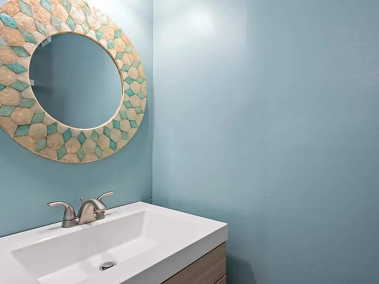 1st floor half bath