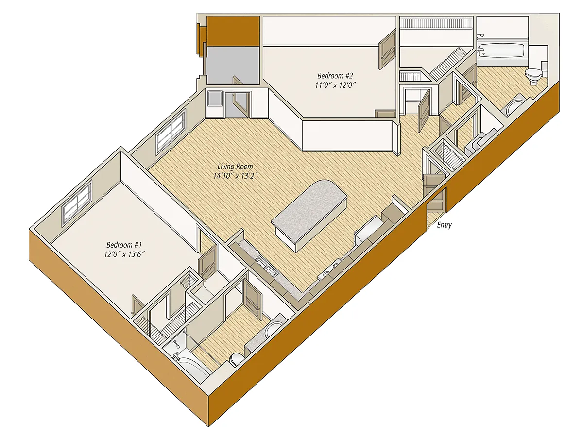 Floor plan B13