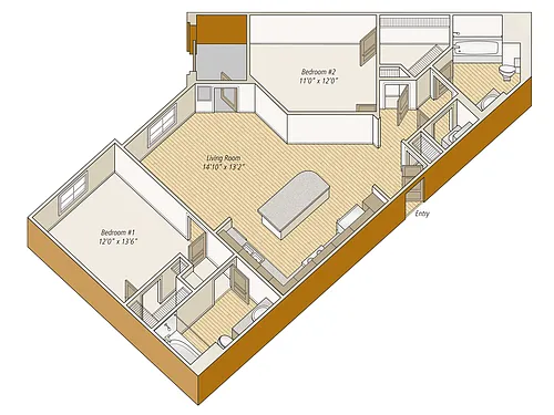 Floor plan B13