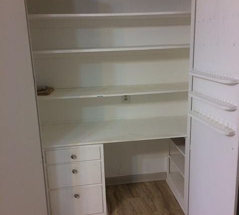 Built in storage 