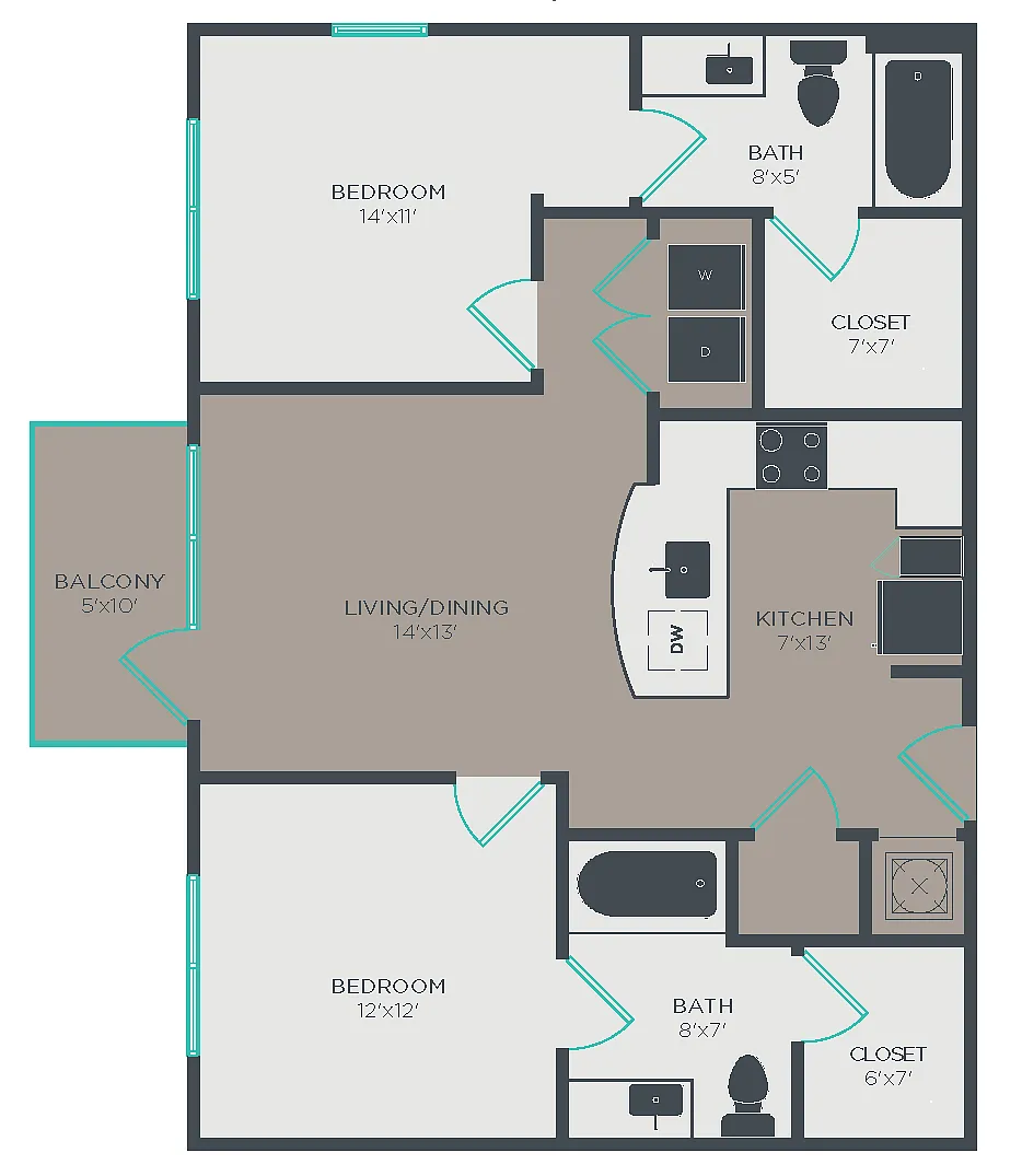 Floor plan B1m2