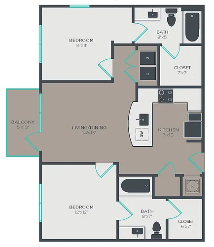 Floor plan B1m2