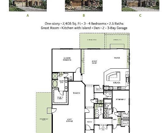 Woodside Homes - Denali - 1032