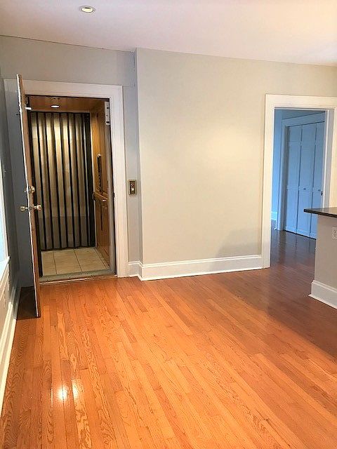 Elevator entrance into apartment (No Steps)