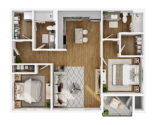 Floor plan 2B