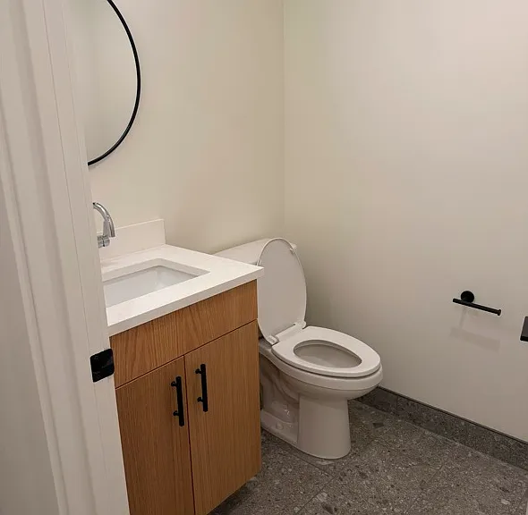Main floor powder room