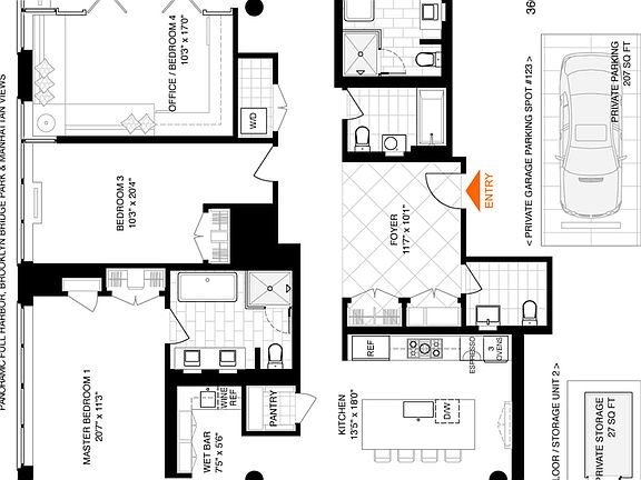 2nd image of 360 Furman St #1024/1025