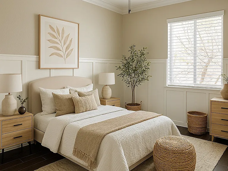Room has been virtually staged to show potential.