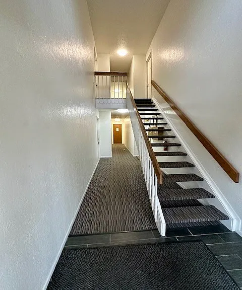 Entry of the building. 2184 B is in the back of the building on the left