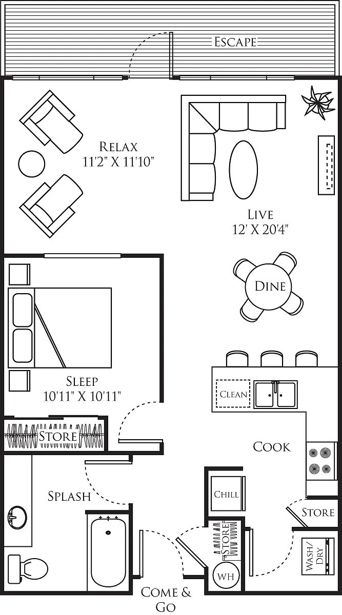 Floor plan A18