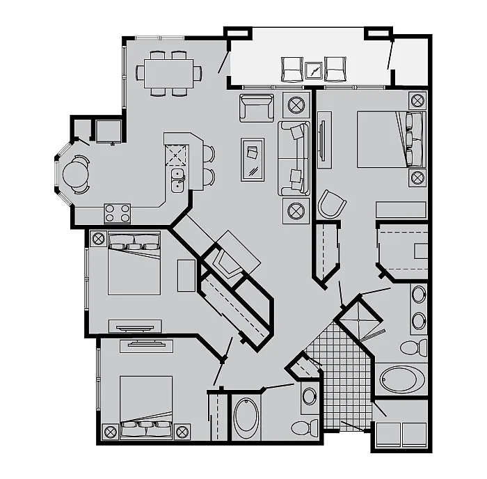 Floor plan G