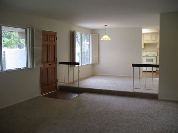 Living room and dining room