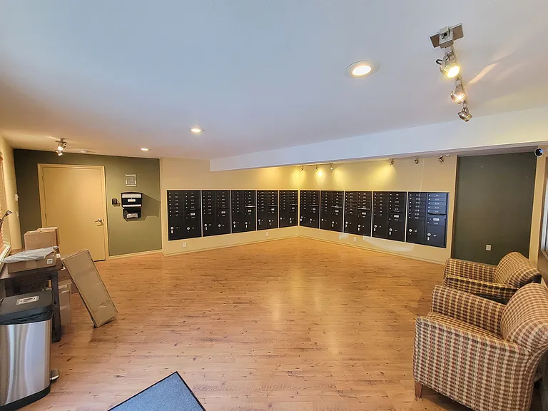 Secure mail room.