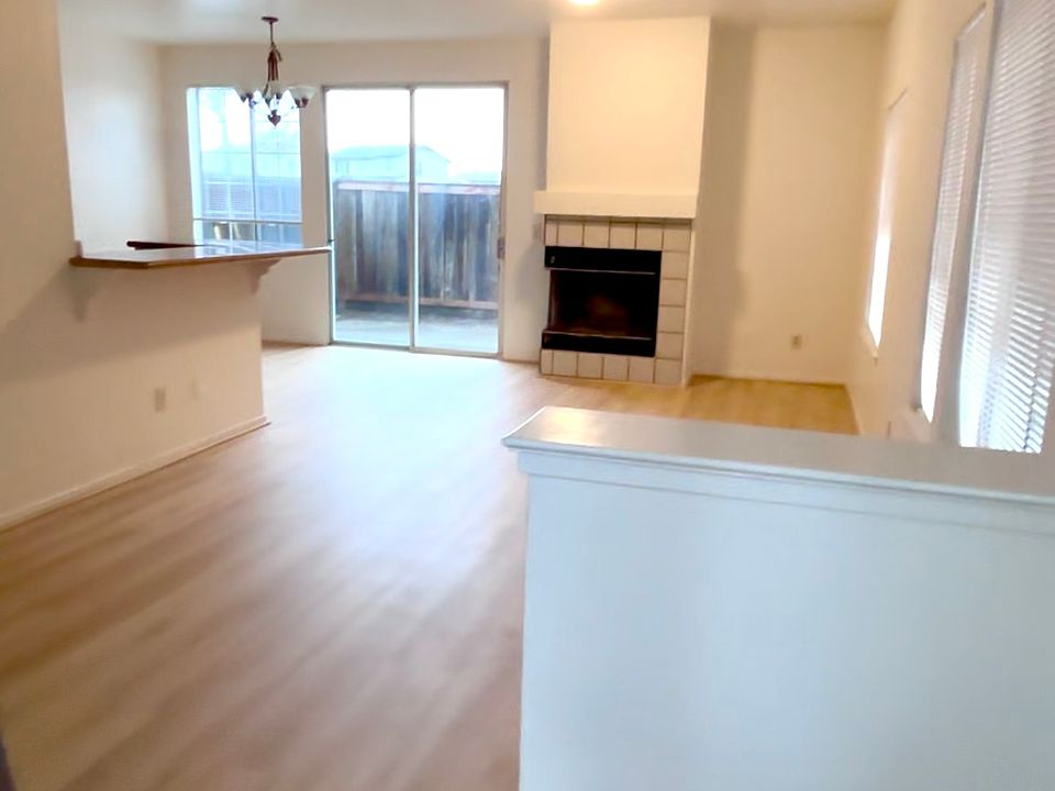 View when you walk in to your living room.