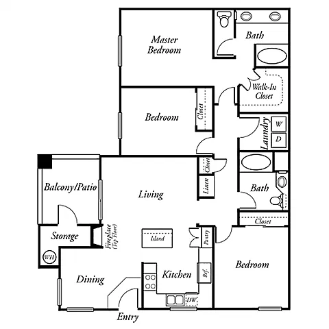 Floor plan The Carpenter