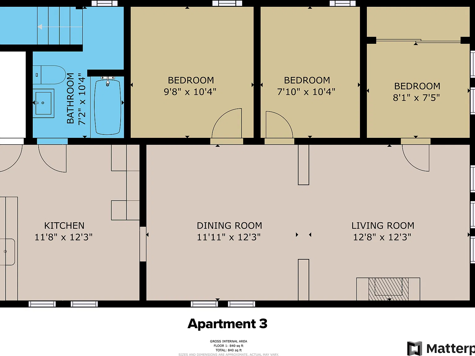 3 bed, 900 sqft, $1,750 — Photo 1