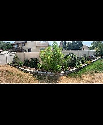 Backyard planter